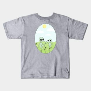 Spring Aliens Kids T-Shirt